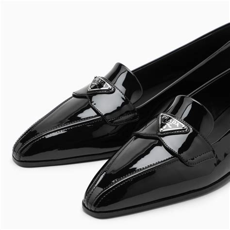 Prada pointy toe loafers